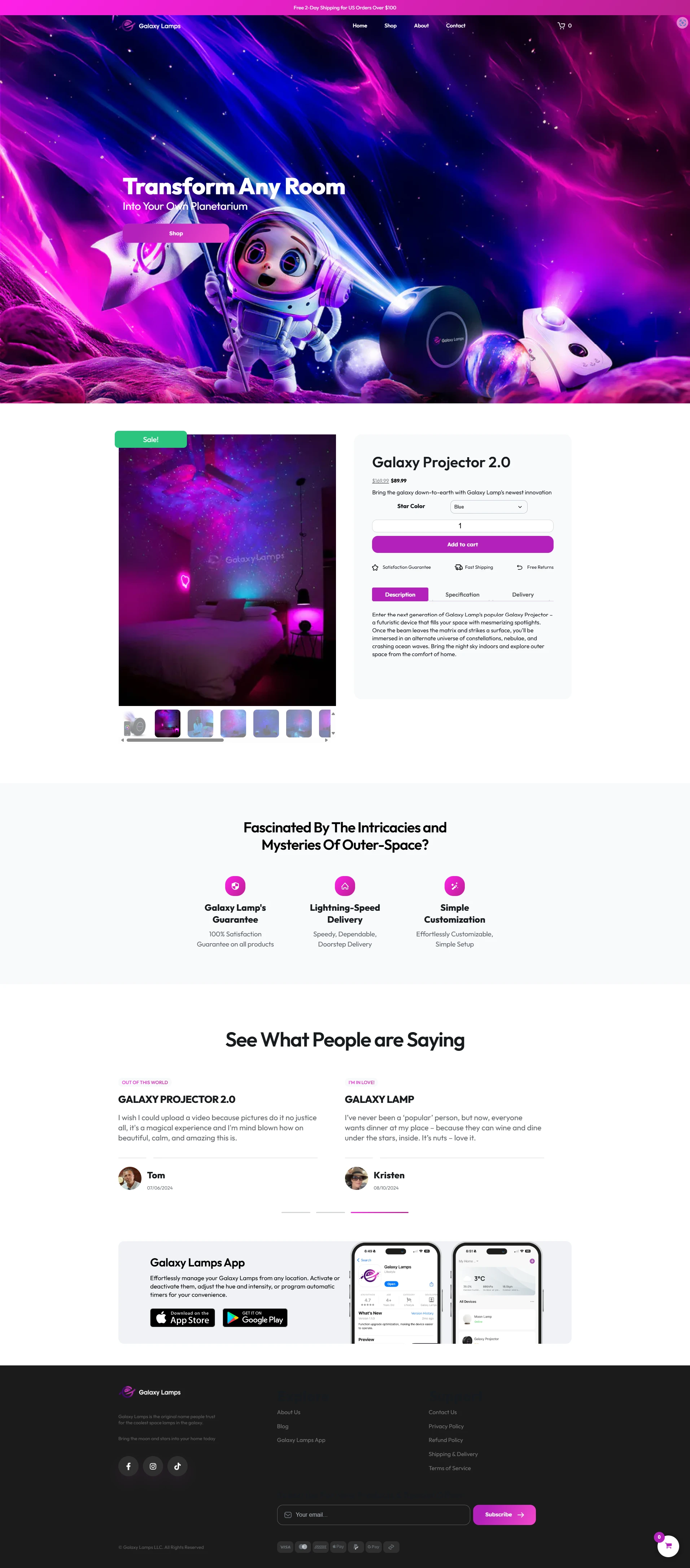 Galaxy Lamps – Explore