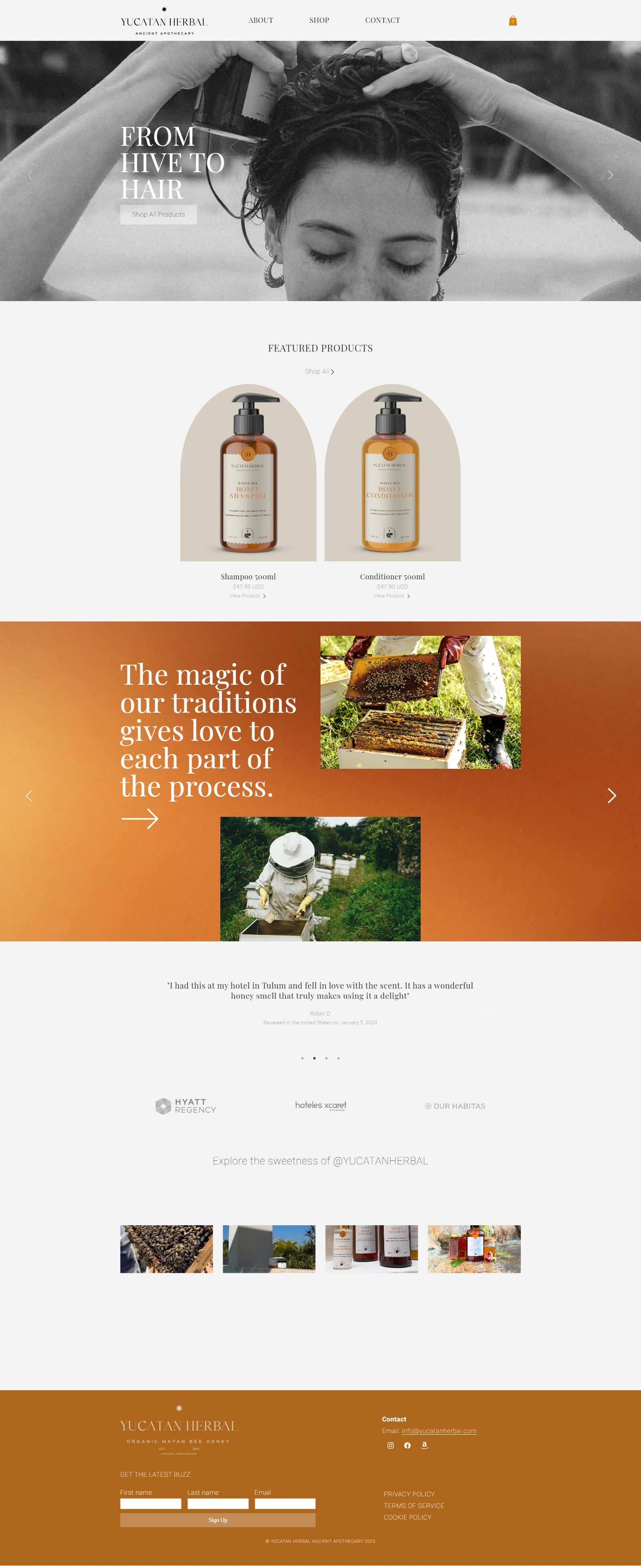 Yucatan Herbal Ancient Apothecary Shopify store