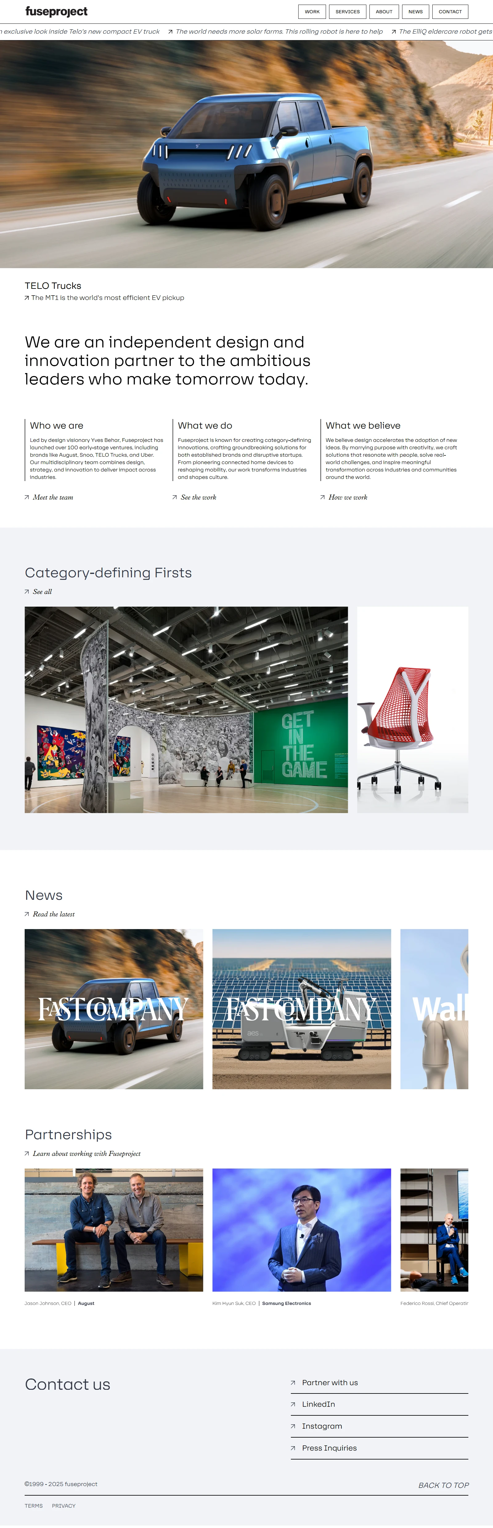 Fuseproject – Design & Innovation for Ambitious Leaders
